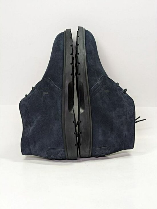 Tod\'s Men’s Blue Suede Desert Round Toe Ankle Boots Size 8.5 (MSRP $775) main image 7